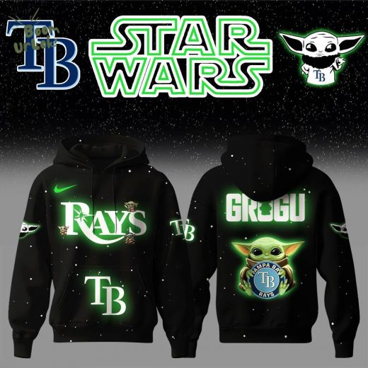 Tampa Bay Rays x Stars Wars Baby Yoda Game Night Hoodie Editions Limited