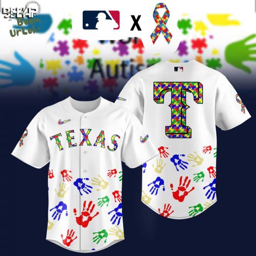 Texas Rangers MLB Autism Awareness Special Edition 2025 baseball Jersey