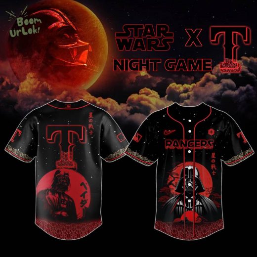 Texas Rangers x Star Wars Night Game Limited Edition Baseball Jersey