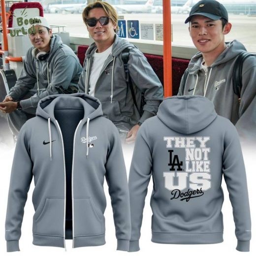 They Not Like Us Los Angeles Dodgers Nike Hoodie 2025