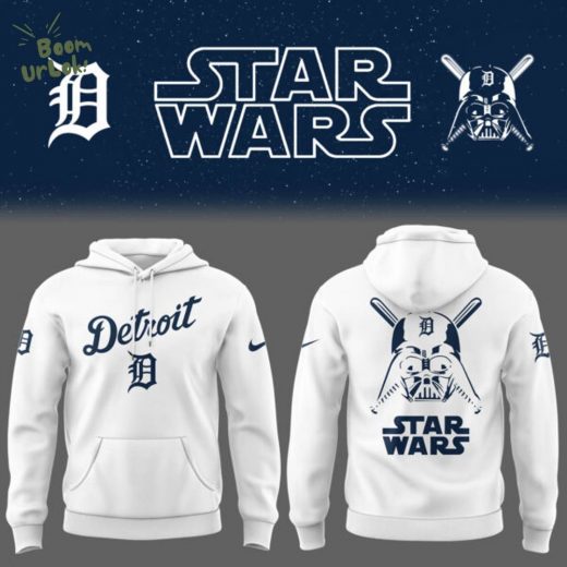 Tigers Baseball Limited “Tigers x Star Wars 2025” White Hoodie