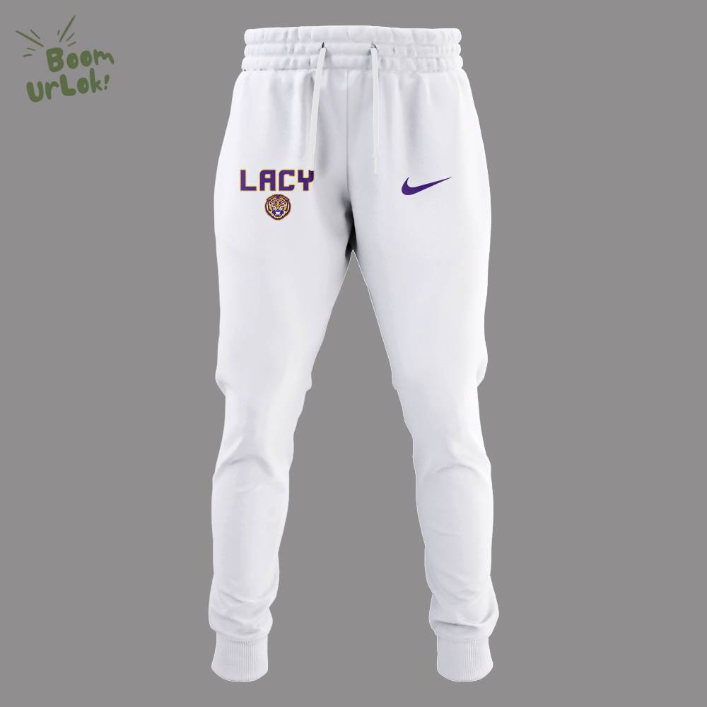 Tigers Football Limited RIP Lacy White Hoodie Tigers Football Limited RIP Lacy White Hoodie