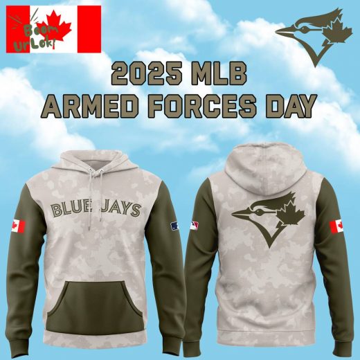 Toronto Blue Jays 2025 MLB ARMED FORCES DAY Hoodie