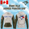 Toronto Blue Jays 2025 MLB ARMED FORCES DAY Hoodie