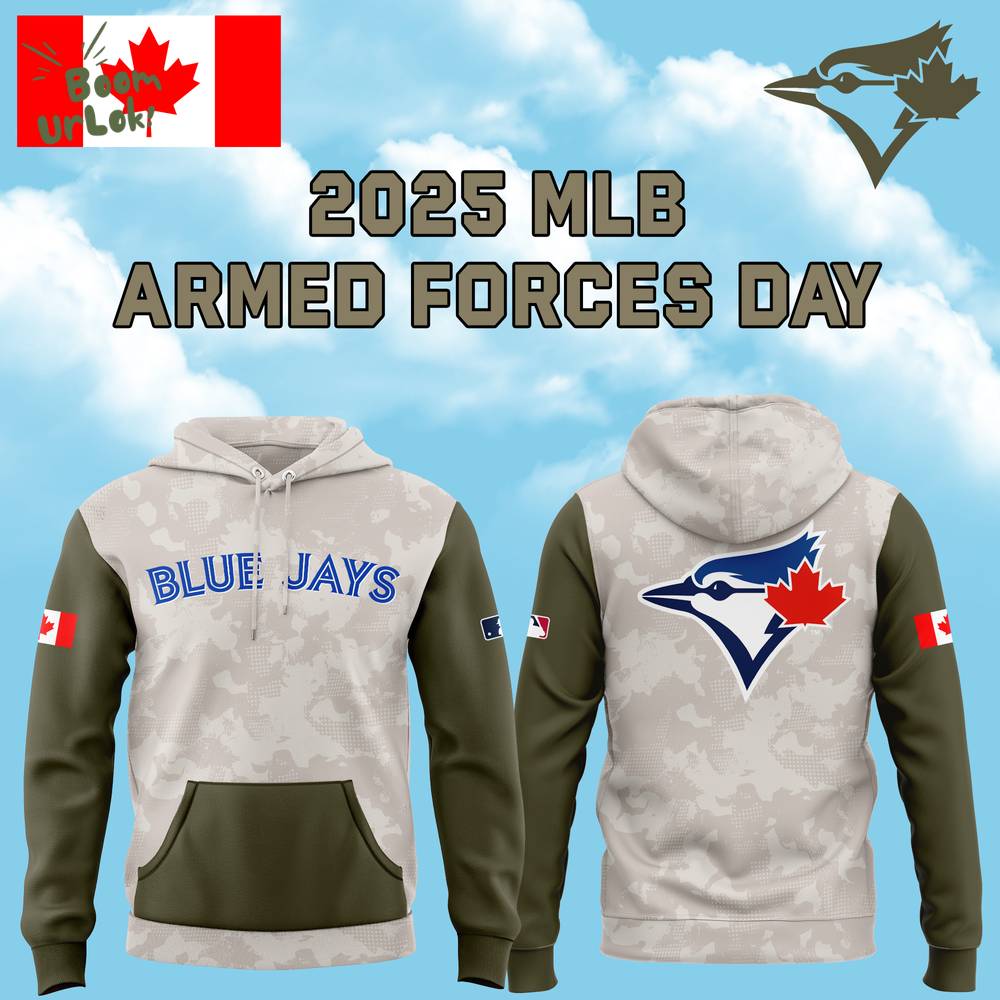 Toronto Blue Jays 2025 MLB ARMED FORCES DAY Hoodie Special Design Toronto Blue Jays 2025 MLB ARMED FORCES DAY Hoodie Special Design
