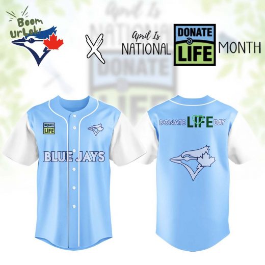 Toronto Blue Jays MLB x Donate Life Month Baseball Jersey Editions Limited