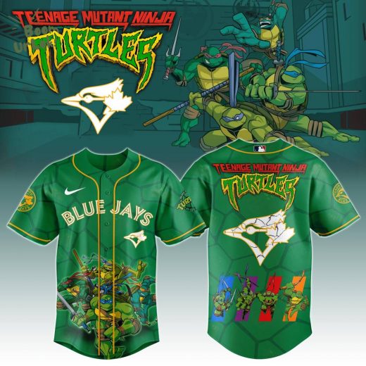 Toronto Blue Jays MLB x Ninja Turtles Baseball Jersey Editions Limited