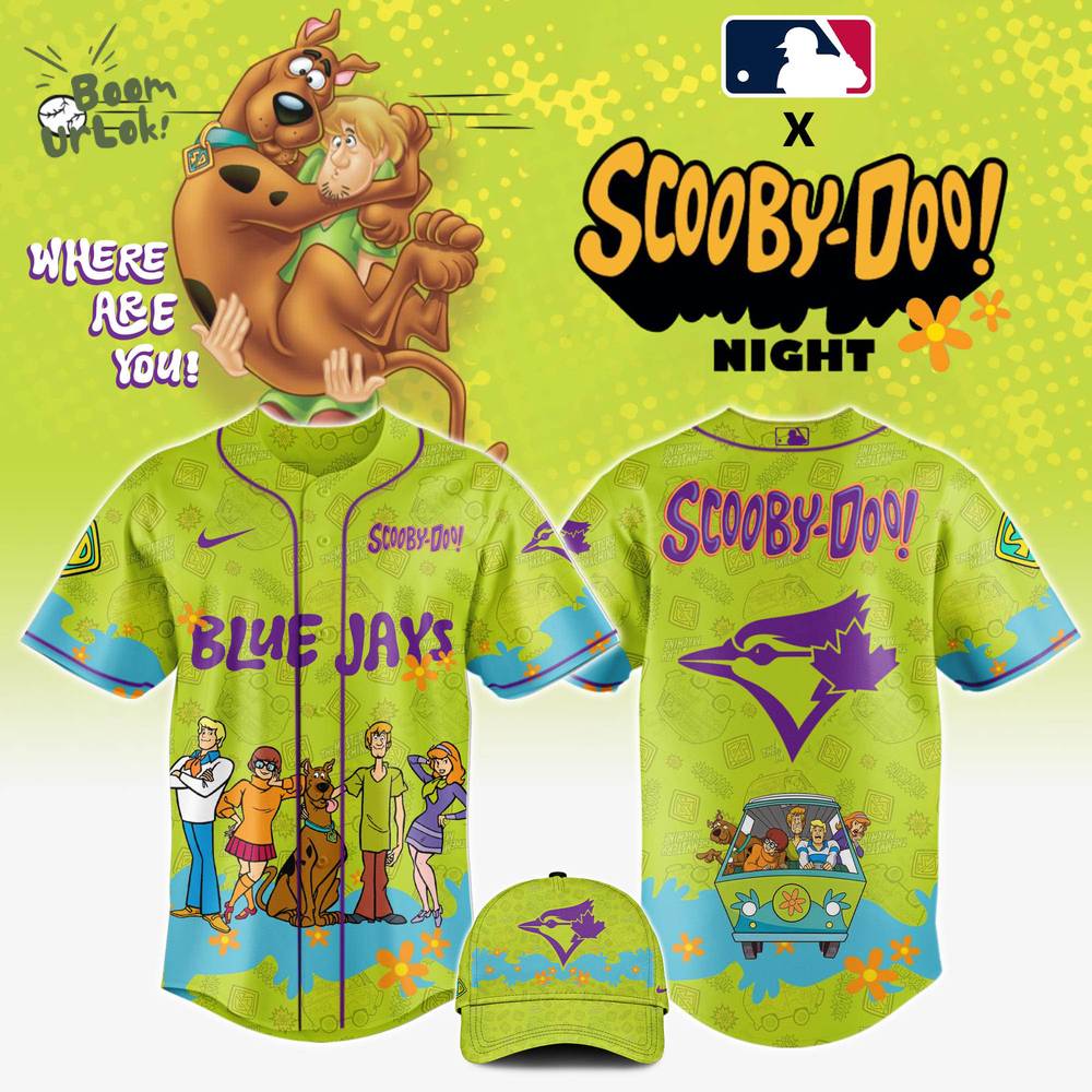 Toronto Blue Jays MLB x Scooby Doo Baseball Jersey Editions Limited Toronto Blue Jays MLB x Scooby Doo Baseball Jersey Editions Limited