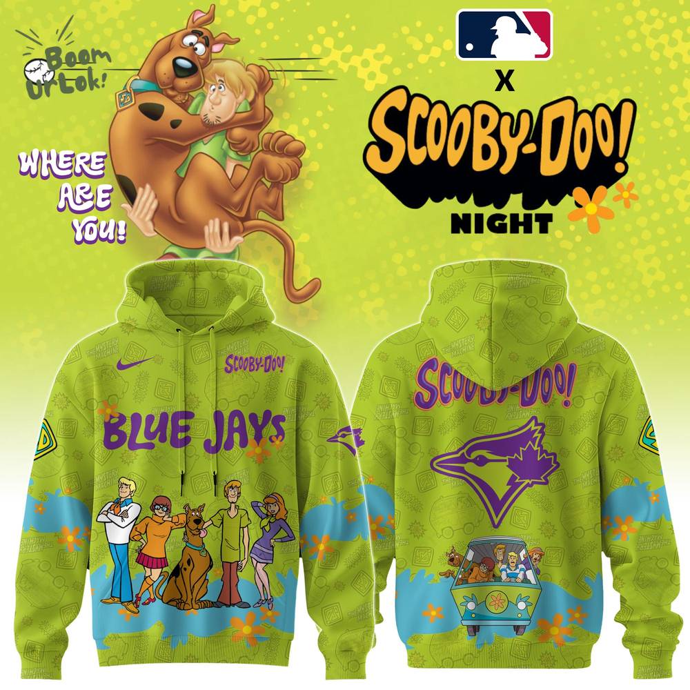 Toronto Blue Jays MLB x Scooby Doo Hoodie Editions Limited Toronto Blue Jays MLB x Scooby Doo Hoodie Editions Limited