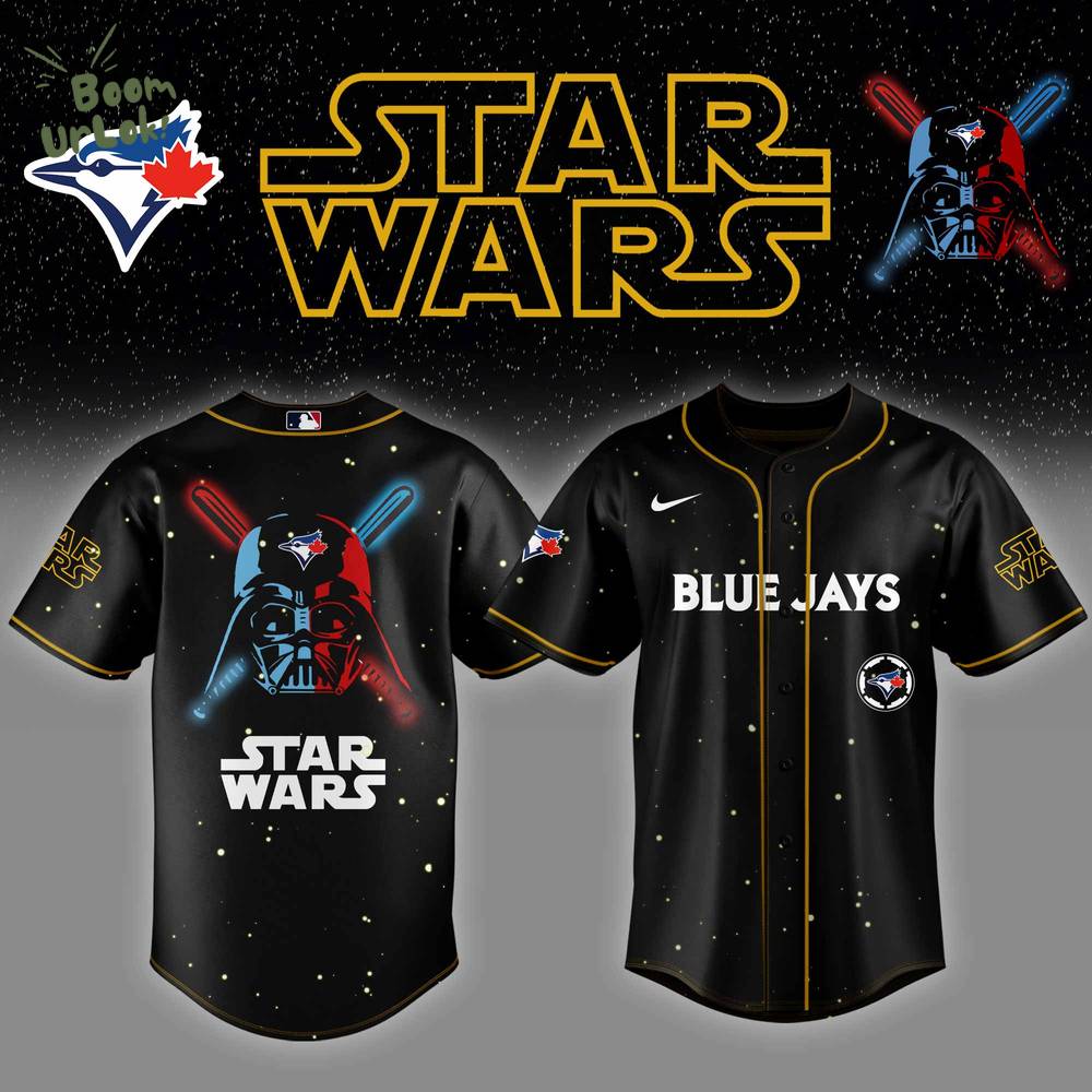 Toronto Blue Jays MLB x Star Wars Baseball Jersey Editions Limited 2025 Toronto Blue Jays MLB x Star Wars Baseball Jersey Editions Limited 2025
