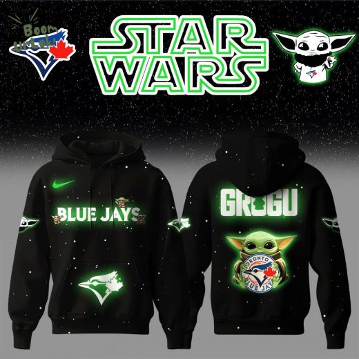 Toronto Blue Jays x Stars Wars Baby Yoda Game Night Hoodie Editions Limited