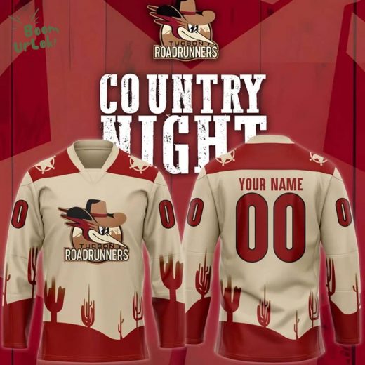 Tucson Roadrunners Country Night Limited Edition Hockey jersey 2025