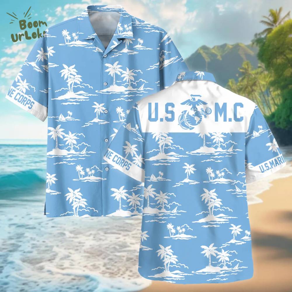 U.S. Marine Corps – Hawaiian Shirt U.S. Marine Corps – Hawaiian Shirt