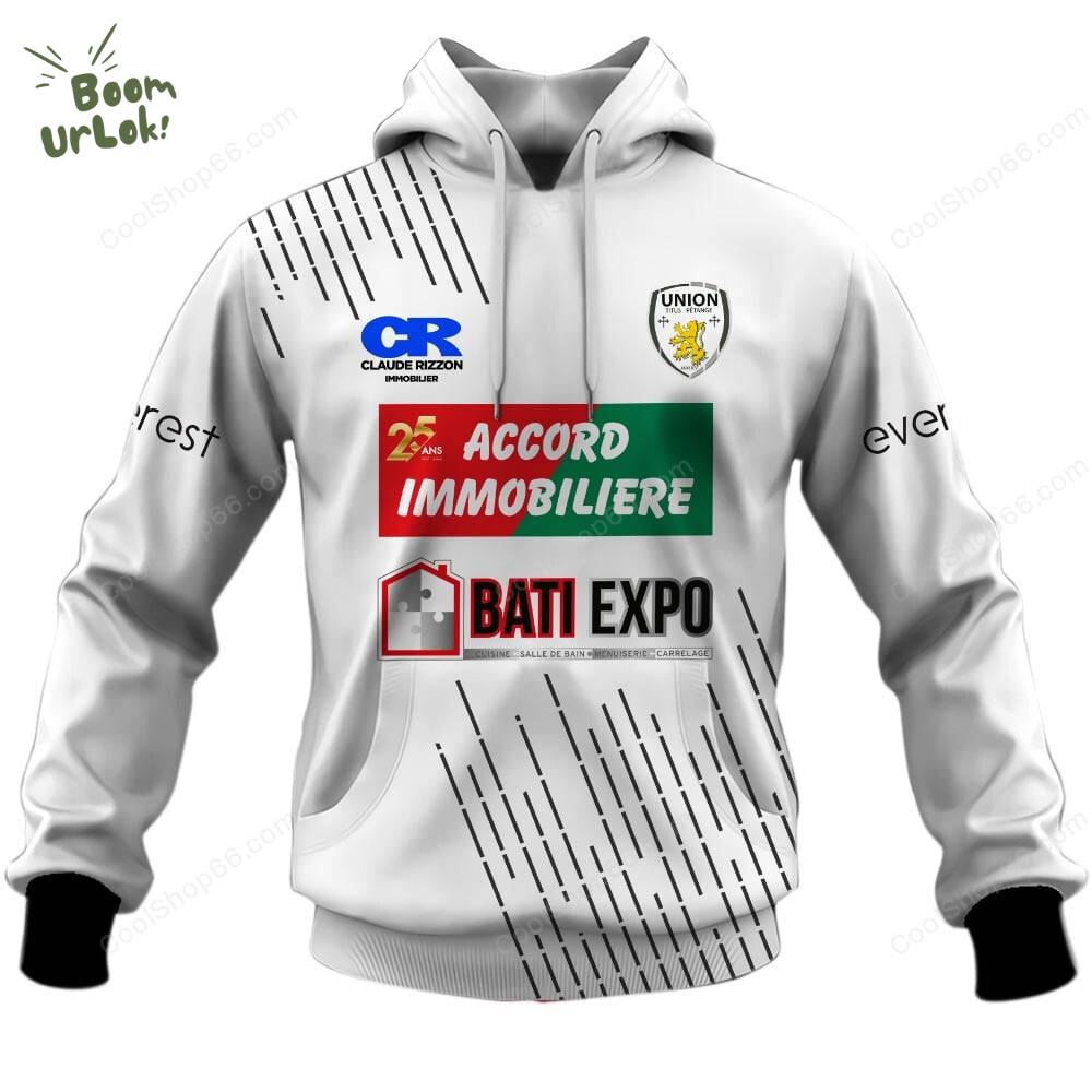Union Titus Pétange Home Jersey Style Hoodie Union Titus Pétange Home Jersey Style Hoodie