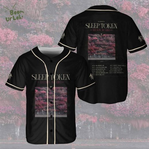 Unisex Sleep Token Tour Baseball Jersey, Sleep Token Jersey For Fans