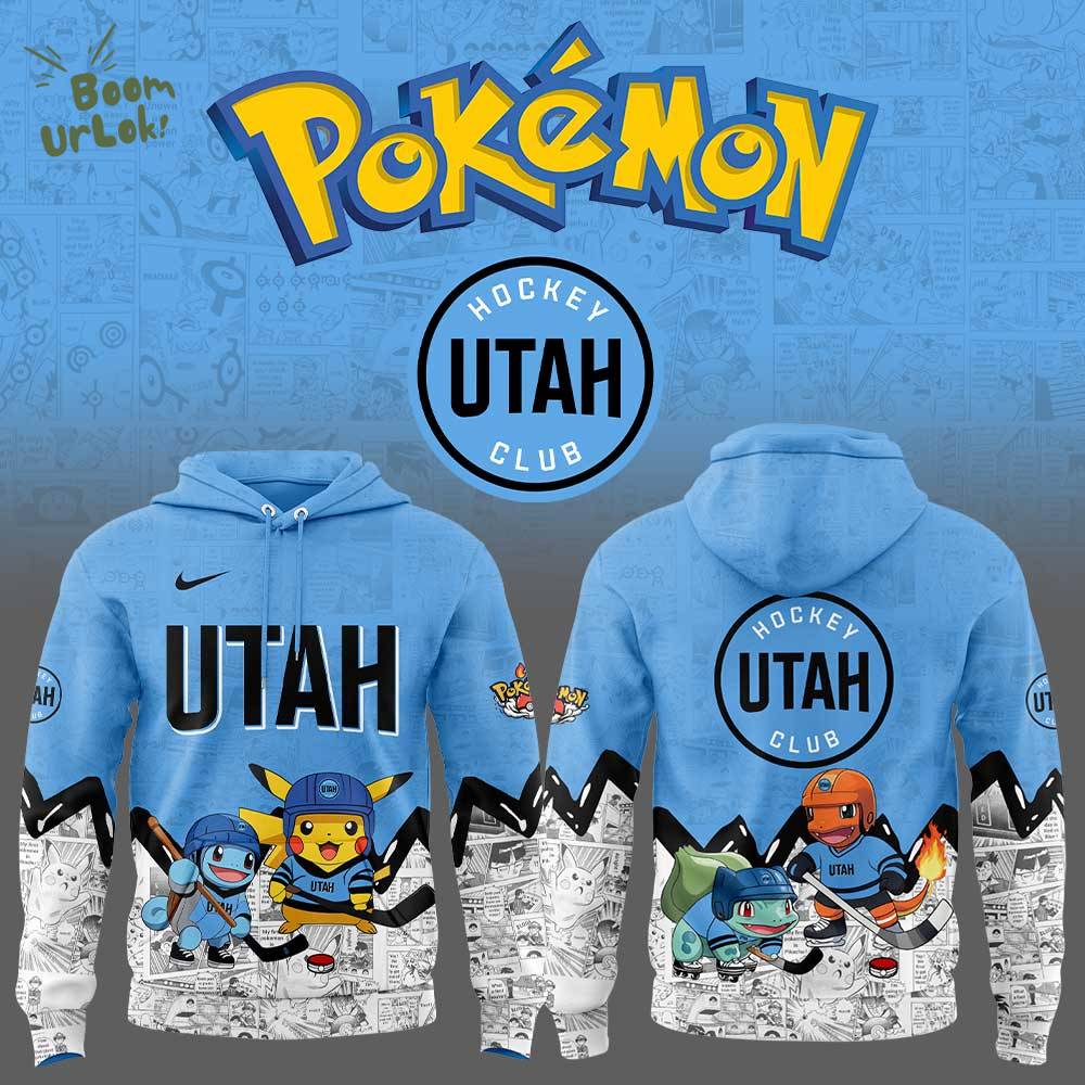 Utah Hockey x Pokémon New Hoodie Utah Hockey x Pokémon New Hoodie