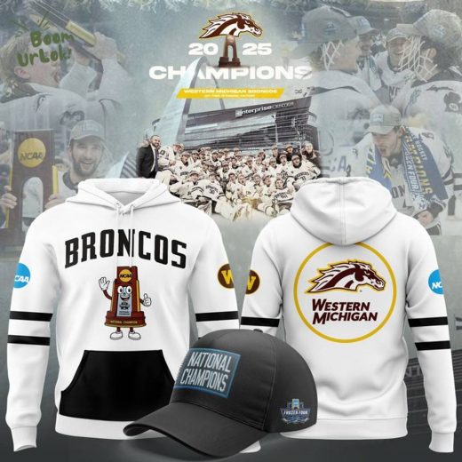 WMU 2025 NCAA Men’s Hockey National Champions Hoodie
