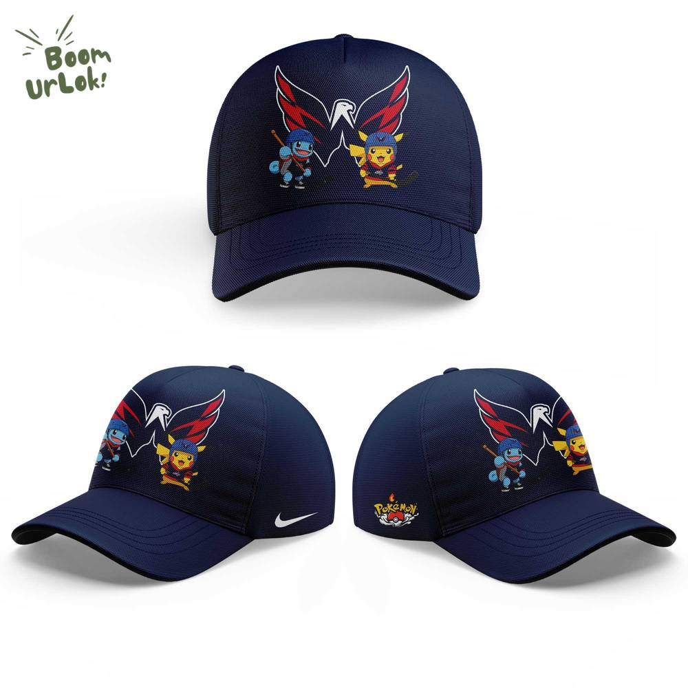 Washington Capitals x Pokémon New Hockey Jersey Washington Capitals x Pokémon New Hockey Jersey