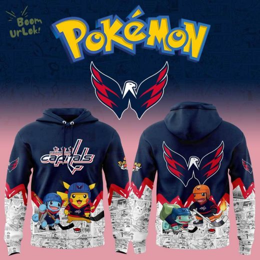Washington Capitals x Pokémon New Hoodie