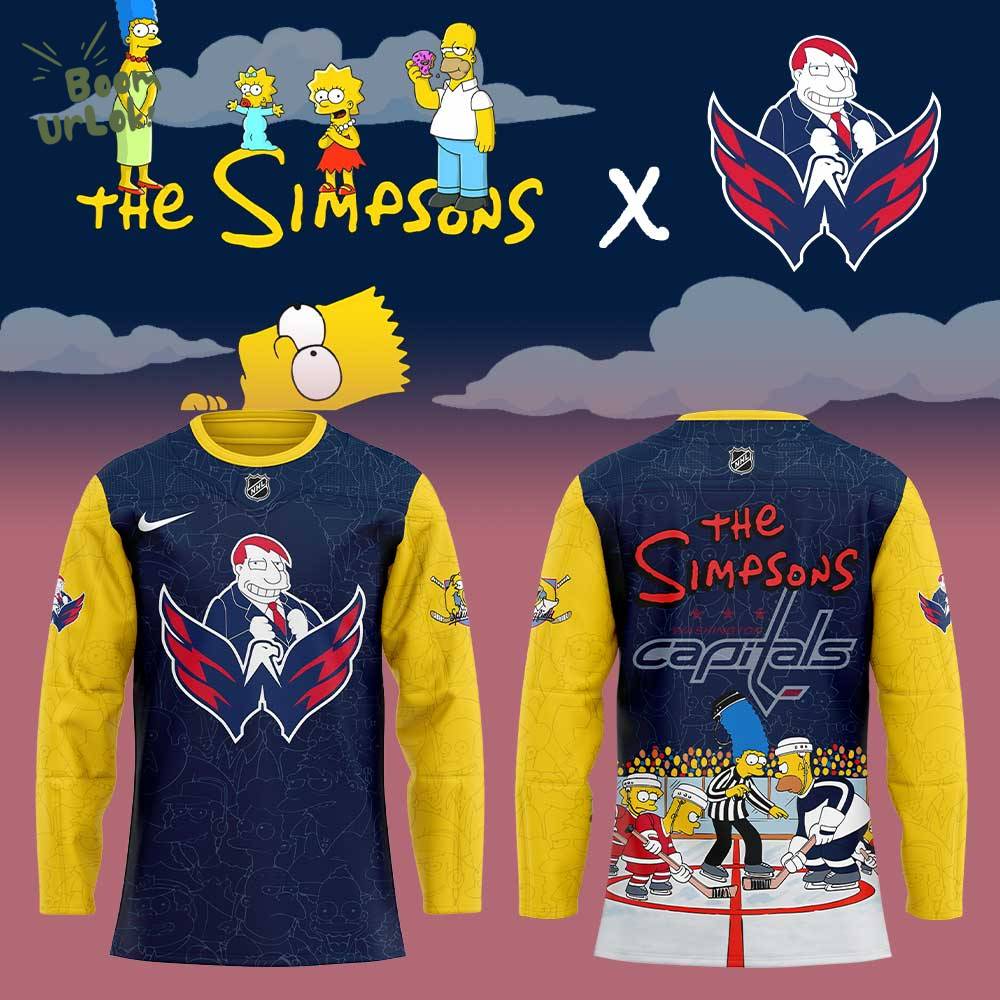 Washington Capitals x Simpsons Series Hockey Jersey Washington Capitals x Simpsons Series Hockey Jersey