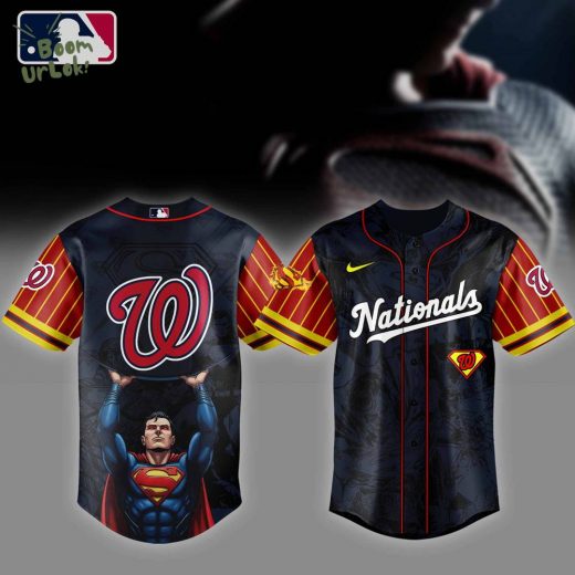 Washington Nationals MLB x Superman Baseball Jersey Editions Limited 2025