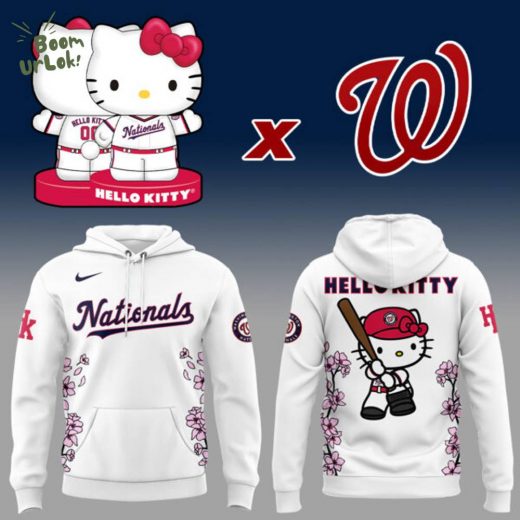 Washington Nationals x Hello Kitty Cherry Blossom Hoodie