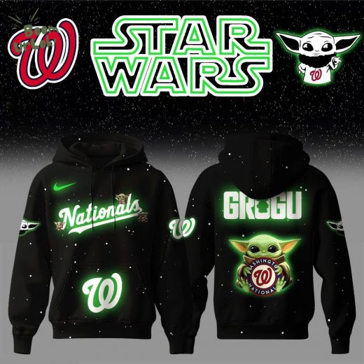 Washington Nationals x Stars Wars Baby Yoda Game Night Hoodie Editions Limited