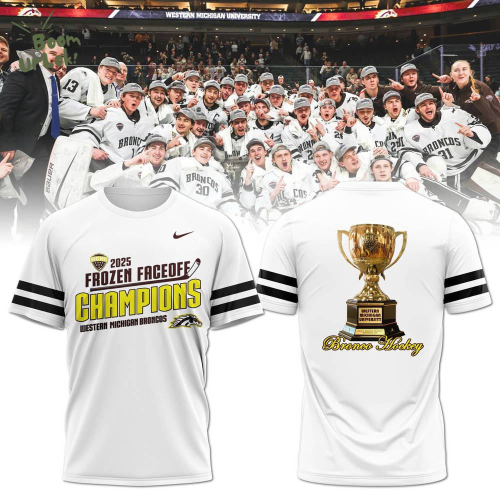 Western Michigan University Bronco Hockey The NCHC Champs Limited Edition Western Michigan University Bronco Hockey The NCHC Champs Limited Edition