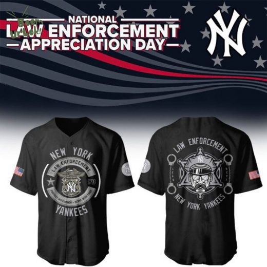 Yankees x Law Enforcement Appreciation Day 2025 Baseball Jersey