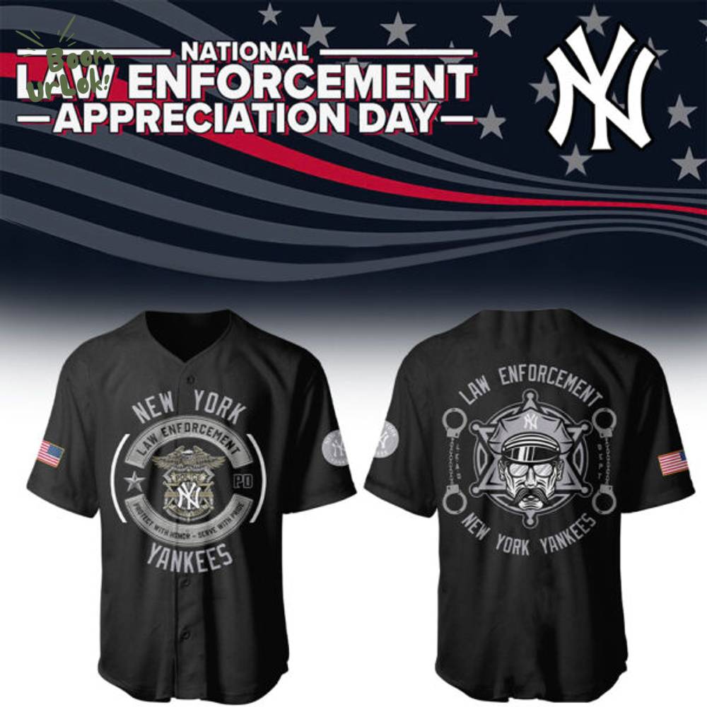 Yankees x Law Enforcement Appreciation Day 2025 Baseball Jersey Yankees x Law Enforcement Appreciation Day 2025 Baseball Jersey