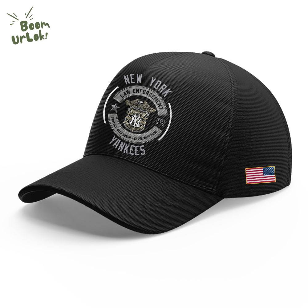 Yankees x Law Enforcement Appreciation Day 2025 Black Hoodie Yankees x Law Enforcement Appreciation Day 2025 Black Hoodie