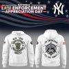 Yankees x Law Enforcement Appreciation Day 2025 Black Hoodie