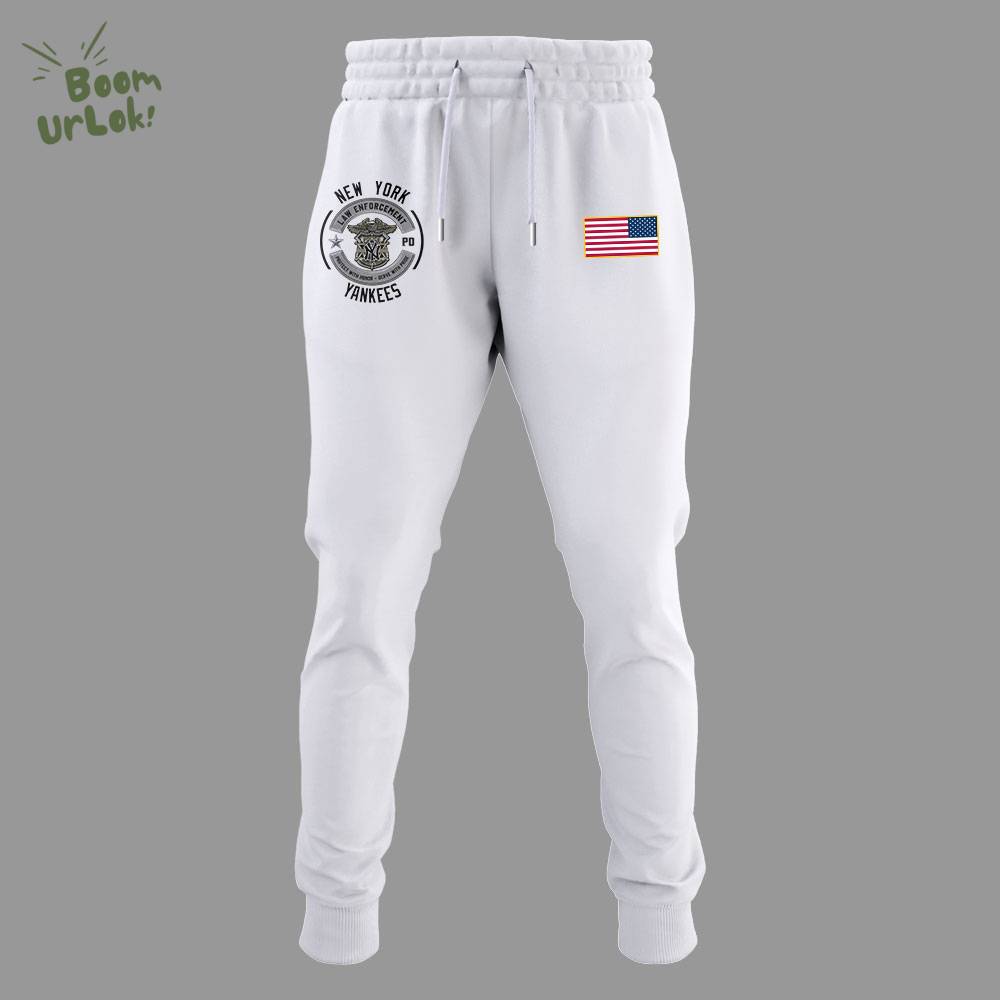 Yankees x Law Enforcement Appreciation Day 2025 White Baseball Jersey Yankees x Law Enforcement Appreciation Day 2025 White Baseball Jersey