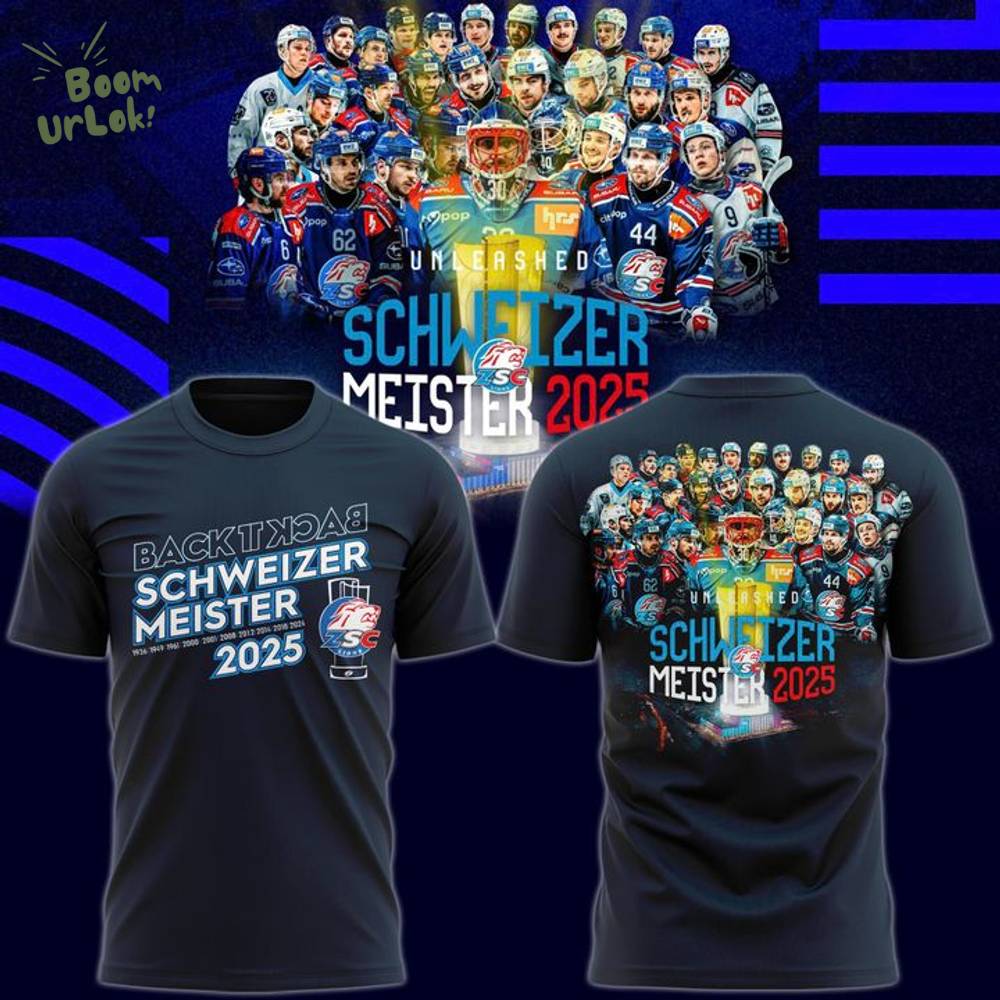 ZSC Lions Schw11zermeischter T-Shirten 2025 ZSC Lions Schw11zermeischter T-Shirten 2025