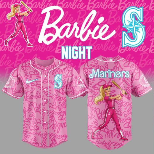 Seattle Mariners Barbie Night Combo Jersey