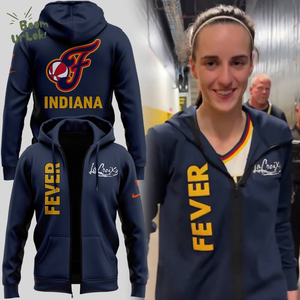 2025 Caitlin Clark Indiana Fever Zip Hoodie 2025 Caitlin Clark Indiana Fever Zip Hoodie