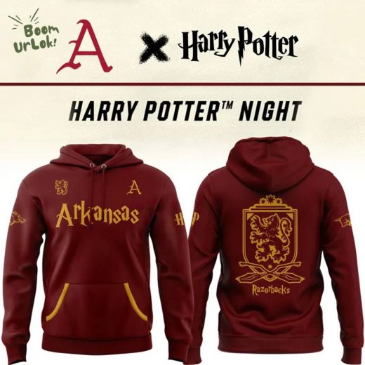 2025 Harry Potter Arkansas Razorbacks Hoodie
