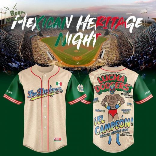 2025 Los Angeles Dodgers Mexican Heritage Night Jersey