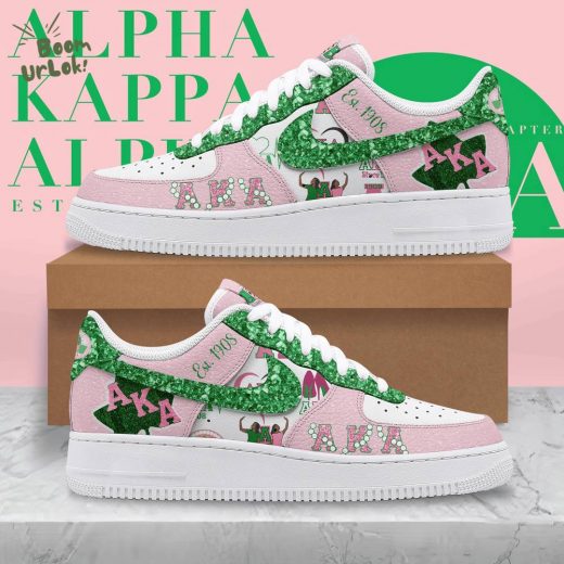 Alpha Kappa Alpha AF1 Sneakers Shoes