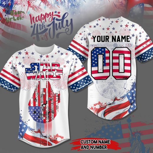 American x Star War Baseball Jersey