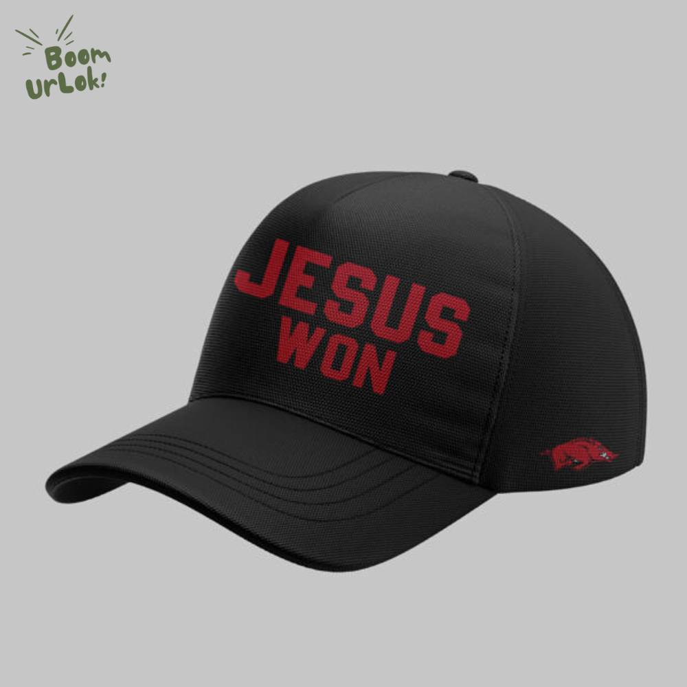 Arkansas x Jesus Won 2025 "I can do" Black Hoodie Arkansas x Jesus Won 2025 "I can do" Black Hoodie