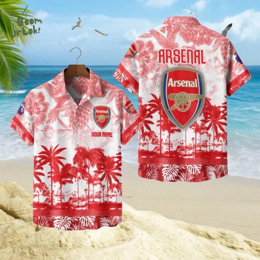 Arsenal Football Club Hawaiian Style Shirt