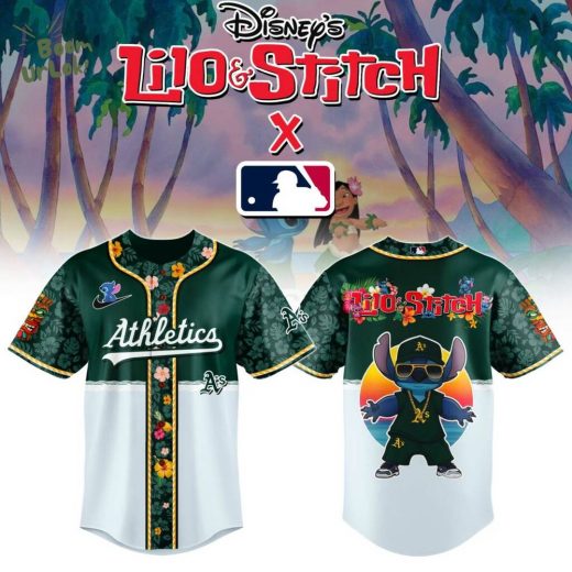 Athletics MLB x Lilo & Stitch Jersey