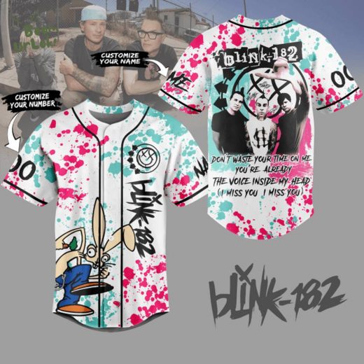 BLINK 182 CUSTOM JERSEY