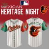 Baltimore Orioles Mexican Heritage Night Orange Combo Jersey