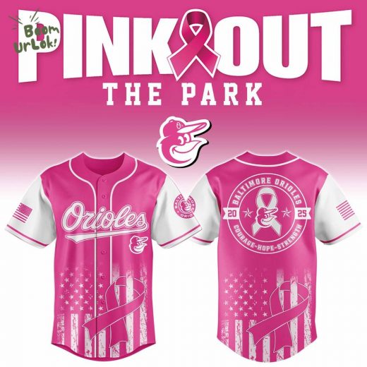 Baltimore Orioles X Pink Out The Park-3D Baseball Jersey