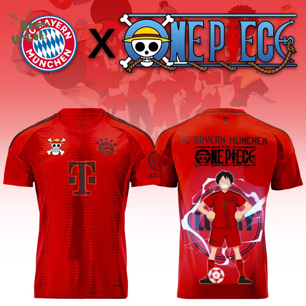 Bayern Munich x One Piece Unisex Vintage T-shirt Bayern Munich x One Piece Unisex Vintage T-shirt