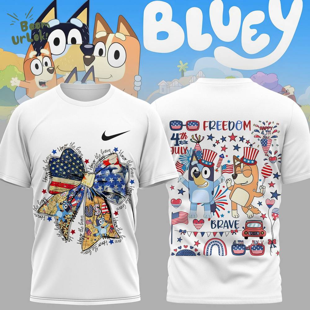 Bluey Freedom 3D SHIRT Bluey Freedom 3D SHIRT