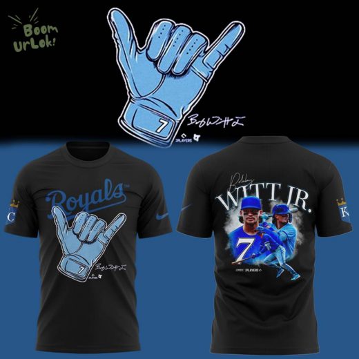 Bobby Witt Jr hand sign signature t-shirt