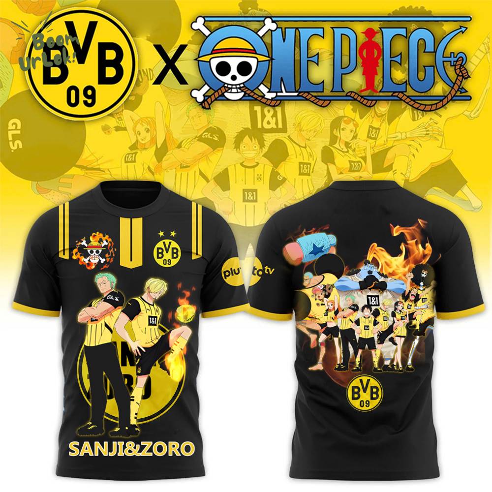 Borussia Dortmund x One Piece Unisex T-shirt Borussia Dortmund x One Piece Unisex T-shirt